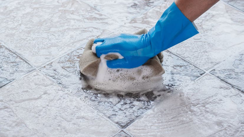 Cleaning tile floors